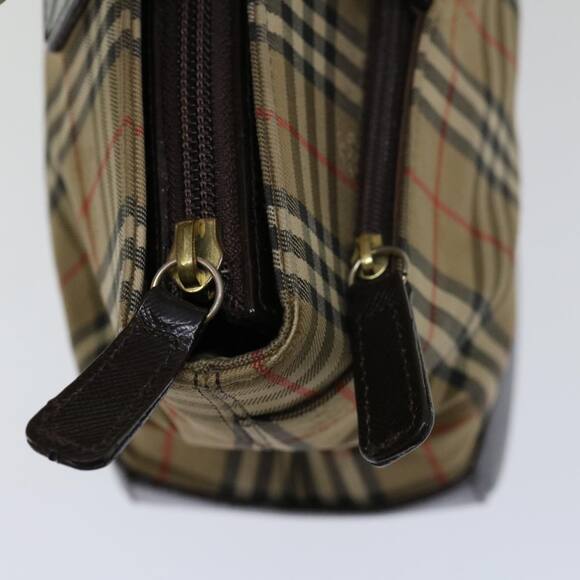 Burberry Nova Check Hand Bag Canvas Beige - Picture 10 of 16